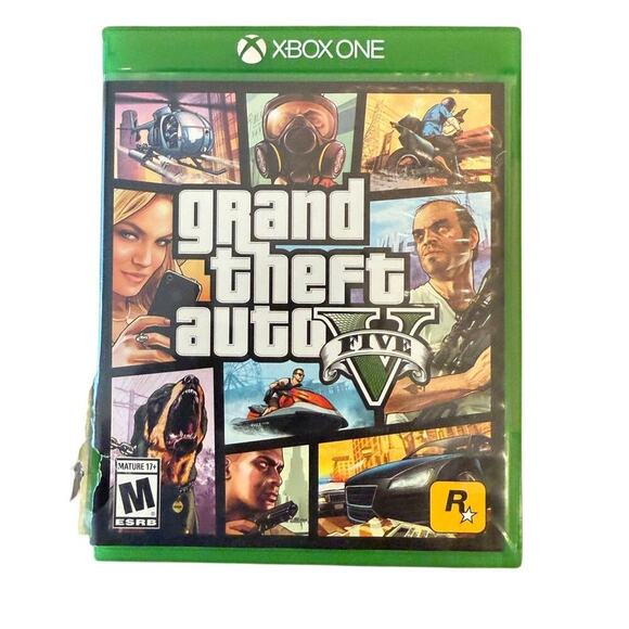 XBOX ONE Grand Theft Auto 5 V Video Game - Picture 1 of 3